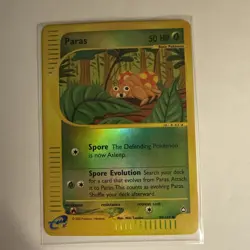 Paras - 99/147 - Pokemon Aquapolis Reverse Holo Rare Card NM - Image 1