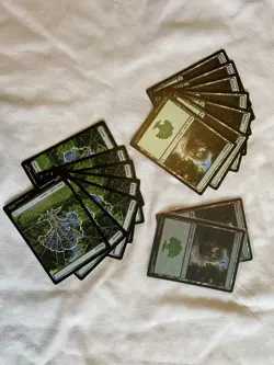 68 Land cards including Foils Bulk Lot ~ NM MTG Spider-Man - Image 1