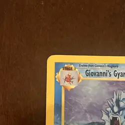 Pokemon Giovanni's Gyarados Gym Challenge 5/132 Holo Card LP - Image 3