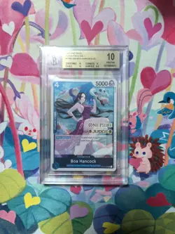 2023 One Piece Boa Hancock rare JUDGE Promo BGS 10 OP02-059 Card Foil - Image 1