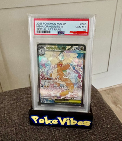 PSA 10 MEGA DRAGONITE ex 246/193 | Mega Dream SAR Graded Pokemon Card - Image 1