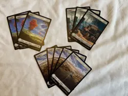 80+ Land cards including Foils Bulk Lot ~ NM MTG Final Fantasy - Image 4