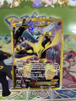 Pokemon TCG Alakazam EX Holo Ultra Rare 2016, 125/124 Card - Image 2