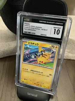 Pikachu - 197/SV-P 197/SV-P Sv-P Promotional Cards Regular (Japanese). CGC 10 - Image 1