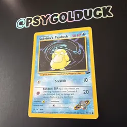 Pokemon Sabrina's Psyduck Gym Challenge #99/132 Regular Card A1 - Image 2