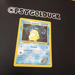 Pokemon Sabrina's Psyduck Gym Challenge #99/132 Regular Card A1 - Image 3