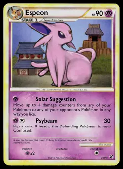 Pokemon Card - Espeon Undaunted 2/90 Non-Holo - Image 1
