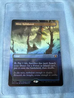 Magic: The Gathering Tarkir - Misty Rainforest Special Guests Foil - NM - Image 1