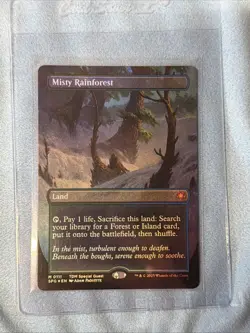 Magic: The Gathering Tarkir - Misty Rainforest Special Guests Foil - NM - Image 2