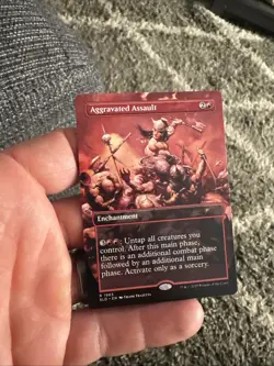 Magic The Gathering Aggravated Assault (1983) Secret Lair Drop Regular - Image 1