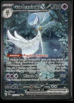 2024 Pokemon Gardevoir EX Special Illustration Rare 233/091 Paldean Fates - Image 1