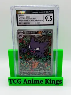 Haunter Black Star Promo 027 Mega Battle Deck CGC 9.5 Mint+ - Image 1