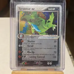 Tyranitar ex 111/115 Pokemon TCG Unseen Forces Holo Rare - Image 1