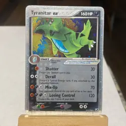 Tyranitar ex 111/115 Pokemon TCG Unseen Forces Holo Rare - Image 2