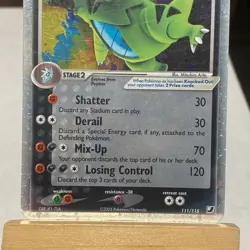 Tyranitar ex 111/115 Pokemon TCG Unseen Forces Holo Rare - Image 4