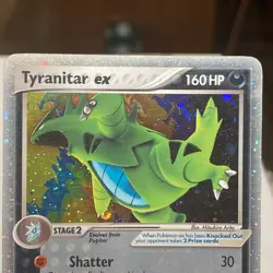 Tyranitar ex 111/115 Pokemon TCG Unseen Forces Holo Rare - Image 5