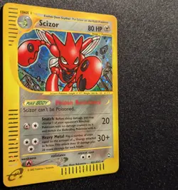 Pokemon AQUAPOLIS - #H21/H32 Scizor - Holo - ENG - Lightly Played - Image 5