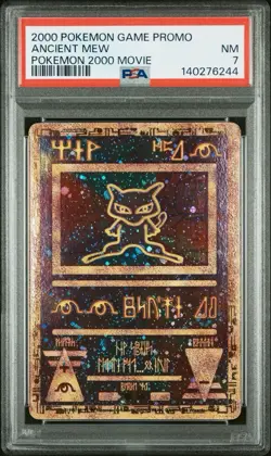 🔥 PSA 7 Ancient Mew Promo – Pokemon 2000 Movie Holo – Vintage WOTC Era 🔥 - Image 1