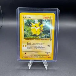 Pikachu Pokemon Jungle 60/64 Common Vintage NM - Image 1