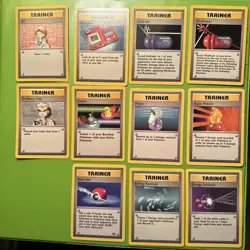 POKEMON TCG BASE SET UNLIMITED TRAINER LOT LP-NM FREE SHIPPING - Image 1