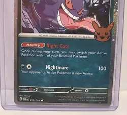 Pokemon Gengar (Cosmos Holo) 057/091 Trick or Trade Collectors - Image 5