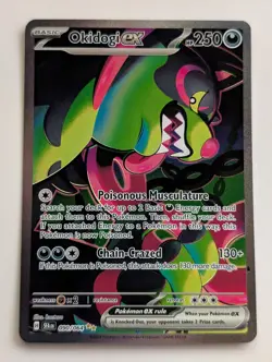 Okidogi ex 090/064 Pokemon Shrouded Fable Special Illustration Rare LP - Image 1