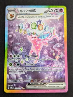 Espeon ex 155/131 Sv Prismatic Evolutions Special Illustration Rare Pokemon NM* - Image 1