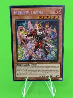 Yu-Gi-Oh Burst Protocol Elfnote Lucina Secret Rare BPRO-EN010 NM!!! - Image 1