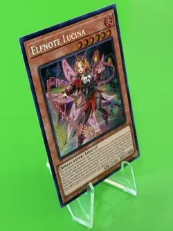 Yu-Gi-Oh Burst Protocol Elfnote Lucina Secret Rare BPRO-EN010 NM!!! - Image 2
