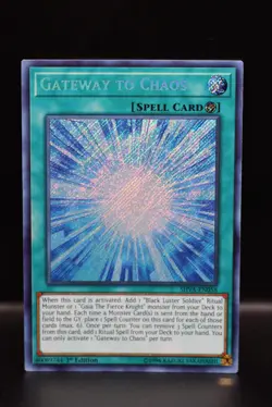 Yugioh! Gateway To Chaos - SHVA-EN058 - 1st Edition - Secret Rare - Nm - Image 1