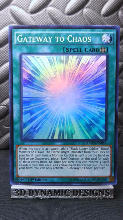 | Yugioh Gateway to Chaos DOCS-EN057 Super Rare Dimension Of Chaos NM 🔥 | - Image 1