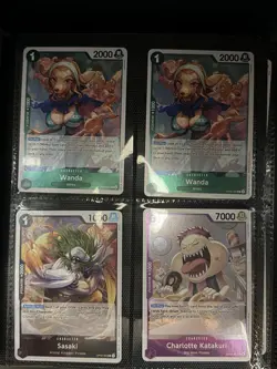 One Piece 160 Card Lot – SR / R / UC / C – Includes Binder – Yamato, Zoro, Sanji - Image 5