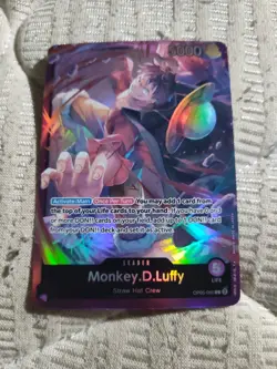ONE PIECE TCG: Monkey.D.Luffy ST18 OP05-060 Leader PURPLE - Image 1