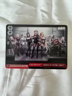 Goddess of Victory Nikke Weiss Schwarz Promo Card AX Anime Expo 2025 - Image 1