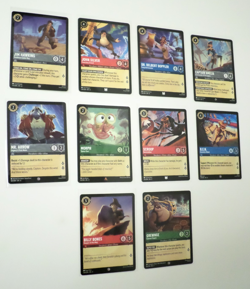 Disney Lorcana Theme Lot - Treasure Planet Theme Lot of 10 Cards - Image 1