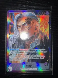 One Piece Card Game King Leader Special Foil Card OP08-057 English Two Legends - Image 1