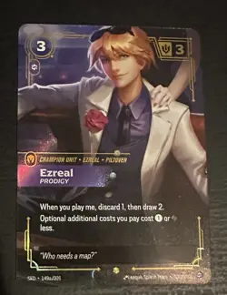 League Splash Team Ezreal Prodigy Champion Unit SFD Card 149a/221 - Image 1