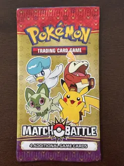 Pokemon Match Battle McDonald's 2023 Sealed Promo Pack 4 Cards - Image 1