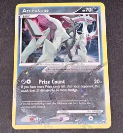 Arceus AR1 Arceus Holo Ungraded Never Played Dark Pokemon TCG Card - Image 1