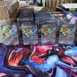 M2a: High Class Pack: MEGA Dream M2a Zacian ex #123/193 Pokemon TCG 4-card lot - Image 1