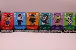 (EU) 6 DIFFERENT AUTHENTIC ANIMAL CROSSING SERIES 2 CARD BUNDLE LOT! NM #2 - Image 1