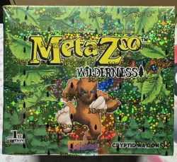 1x Sealed WILDERNESS 1ST EDITION Booster Box (36 Packs METAZOO Cards) - Image 1