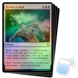 FOIL RETURN TO DUST (43) X4 Commander Legends Magic MTG MINT CARD - Image 1