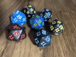 MTG Spindown Dice Lot Of 7 - Life Counters - Temur, M21, Lorwyn Eclipsed, More! - Image 2