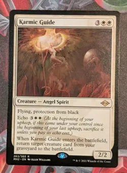 MTG Modern Horizons 2 Rare KARMIC GUIDE NM - Image 1