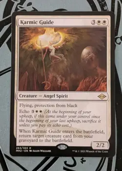 MTG Modern Horizons 2 Rare KARMIC GUIDE NM - Image 2