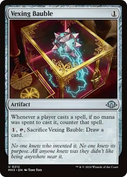 MTG Vexing Bauble - Foil, Modern Horizons 3, Lightly Played, English - Image 1