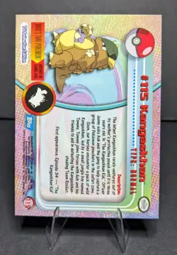 Kangaskhan #115 Topps Blue Logo TV Animation Edition Series 2 Pokemon - Image 2
