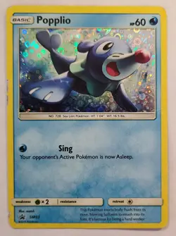 Pokemon POPPLIO SM03 Holo Rare General Mills Promo - Played 🍒 - Image 2