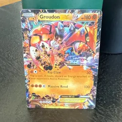 Pokemon - Groudon EX 85/160 - XY Primal Clash Holo (2015) - Image 1